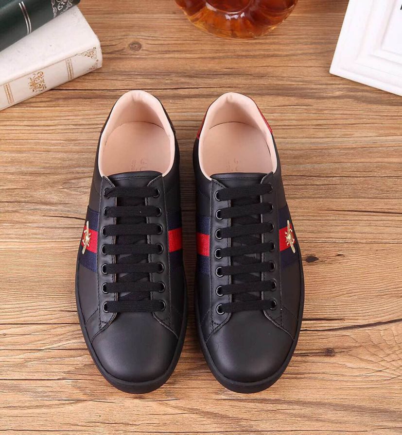 GG Ace Embroidery Sneakers 429446 A38G0 1284 Men Shoes