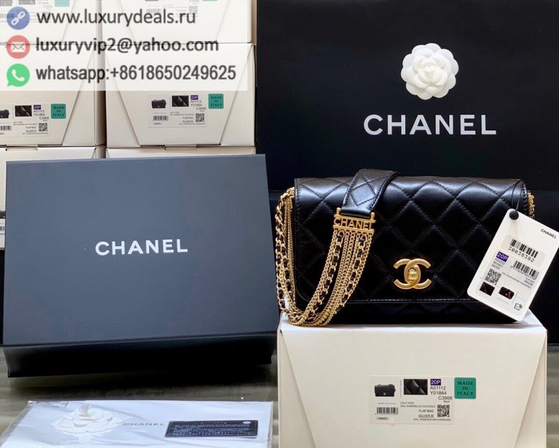 Chanel 2020 Fall/Winter Limited Edition Chain Bag AS2052 Black