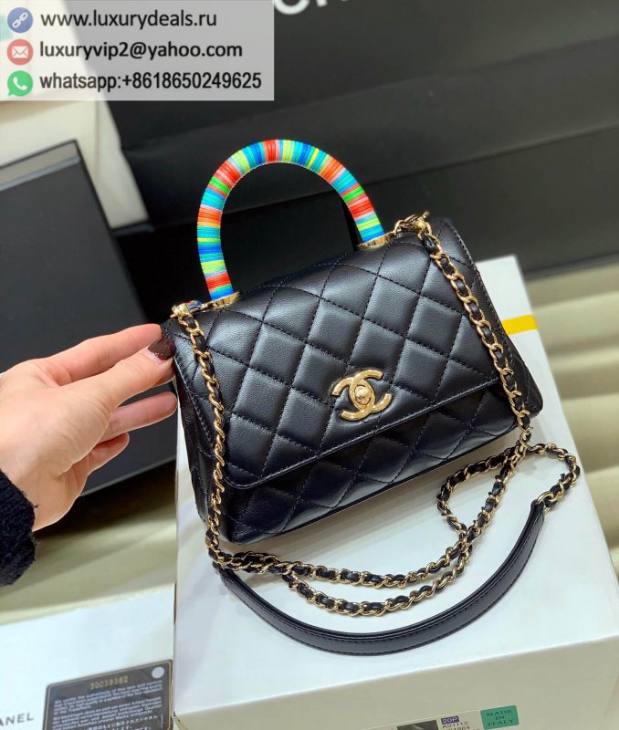 Chanel pure Coco handle Mini Bag rainbow bag AS2215