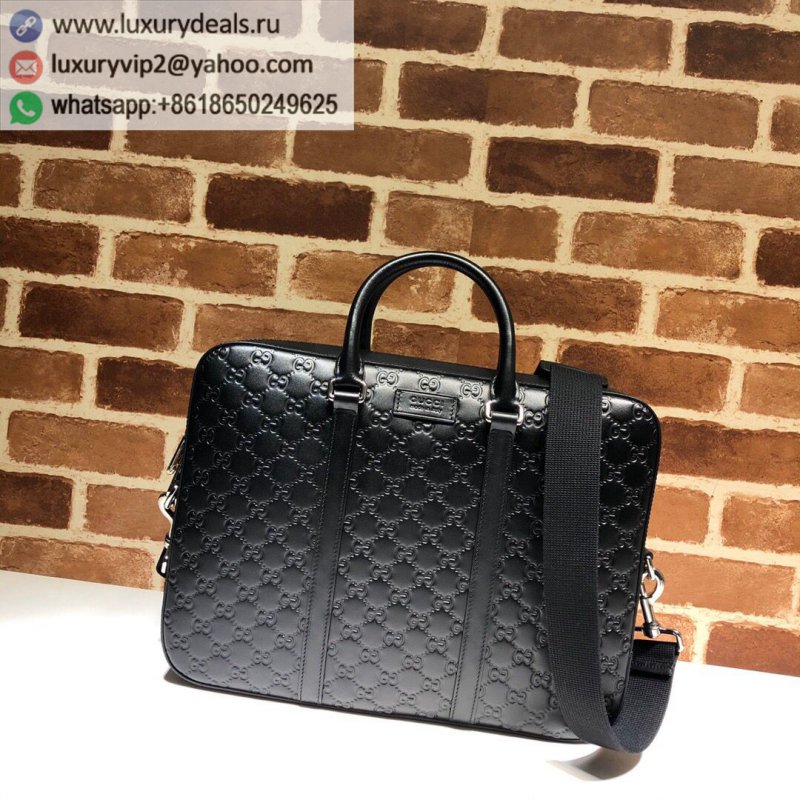 Gucci GG embossed briefcase 450944