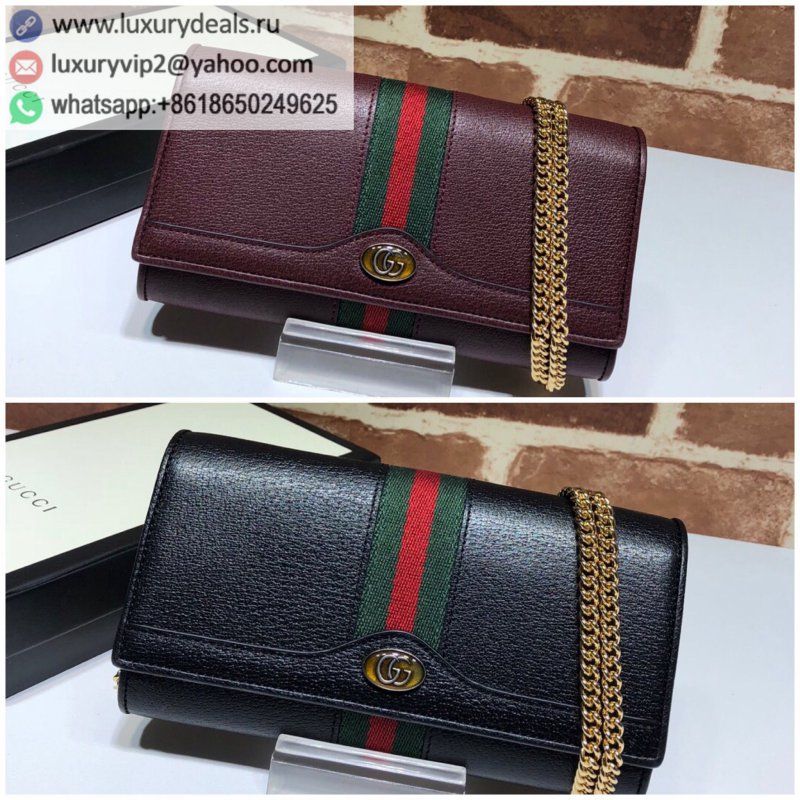 Gucci GG leather shoulder messenger small bag 546592