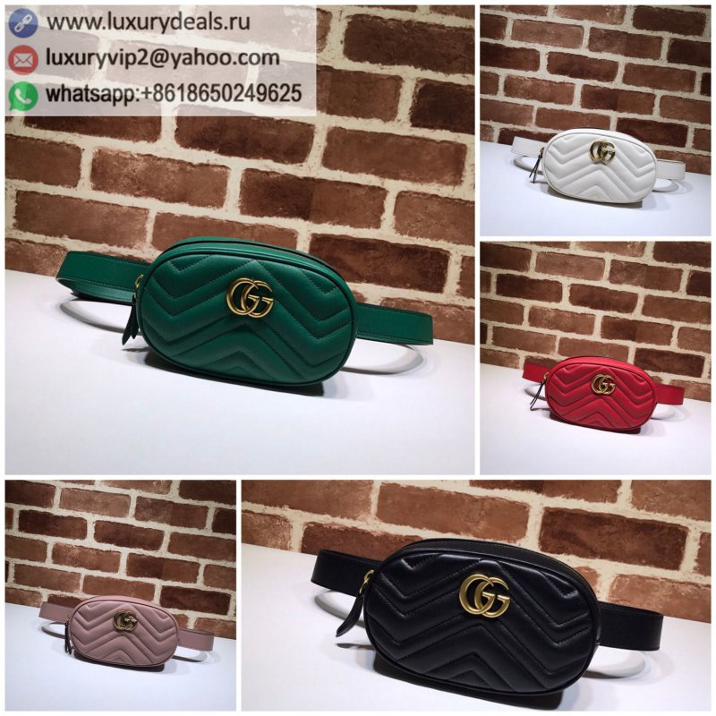 GUCCI GG Marmont series quilted leather Fanny Pack 476434
