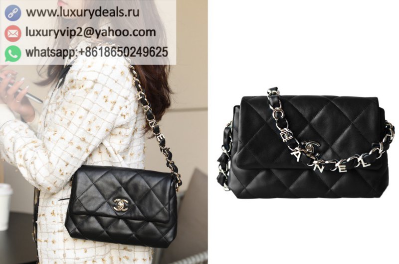 Chanel 2021 early spring Chanel chain letter flap bag