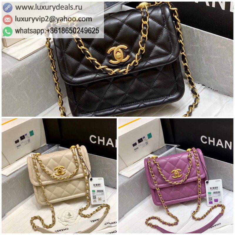 Chanel Button on top 2020 button bag AS2054