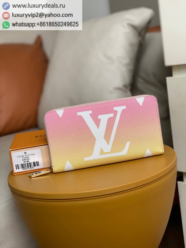 Louis Vuitton Zippy Wallet gradient color wallet M80361