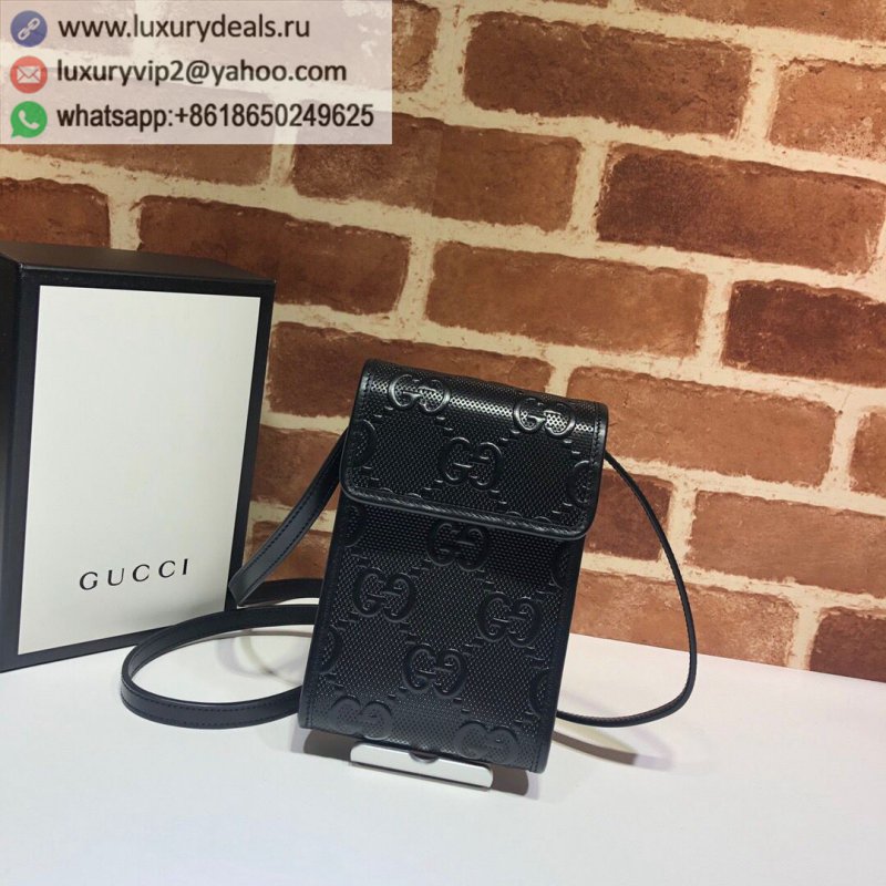 Gucci GG print embossed mini handbag 625571