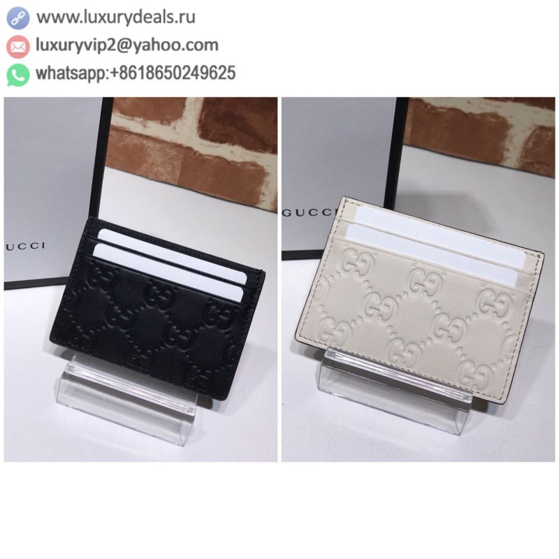GUCCI Signature leather card holder 473927