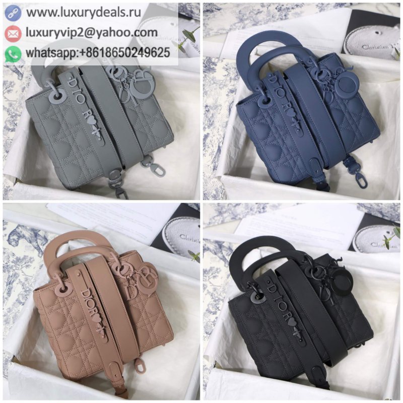 Dior Dior Lady My ABC Four Grid Frosted Badge Dai Fei Bag