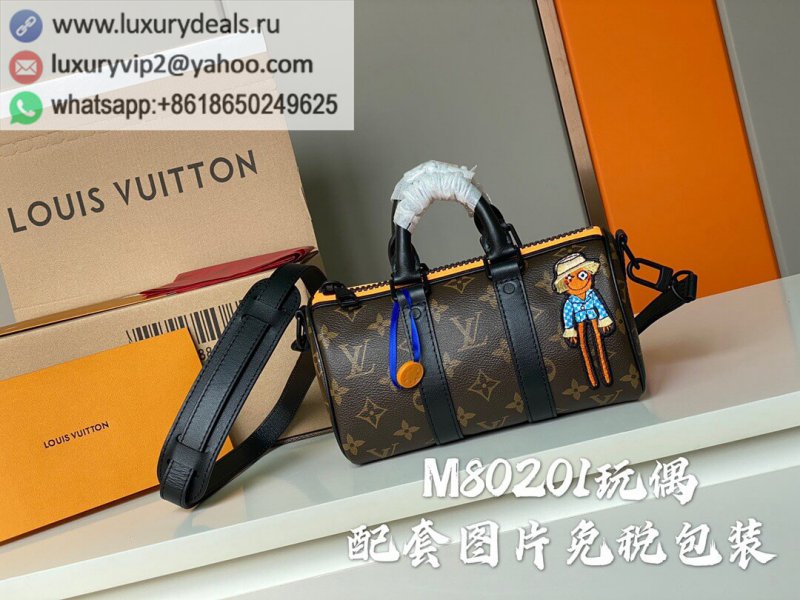 Louis Vuitton Keepall XS Nano doll scarecrow bucket messenger bag M80201