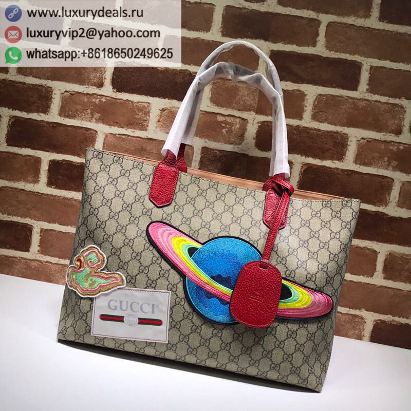 Gucci GG canvas embroidered shopping bag 412096