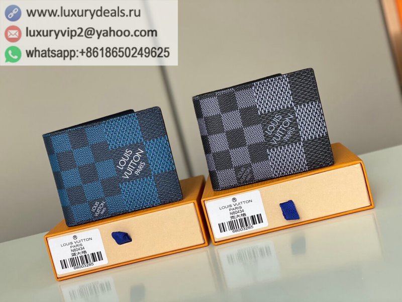 Louis Vuitton Multiple Check Wallet N60433 N60434