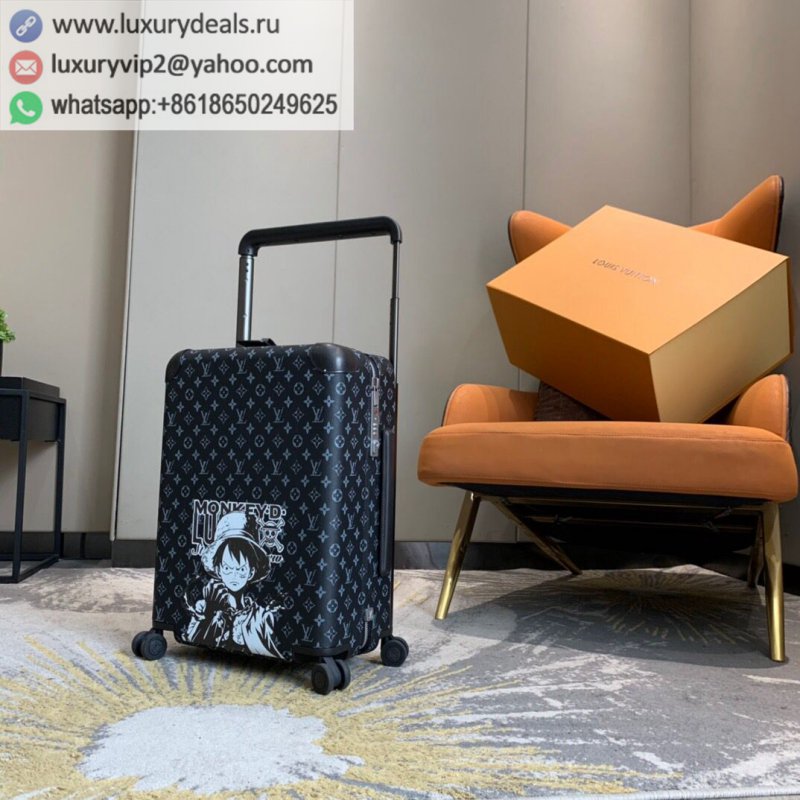 LV Louis Vuitton One Piece Luffy Customized Horizon 55 cm Rolling Luggage