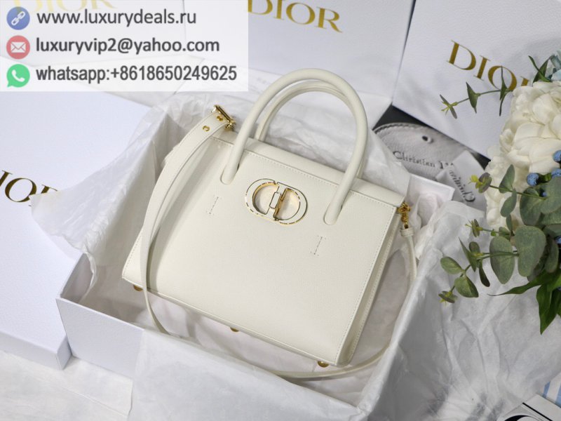 Dior ST HONORe M8012 white enamel buckle