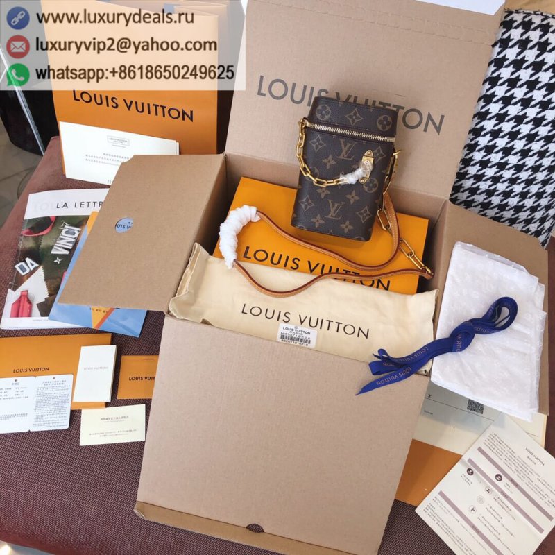 Louis Vuitton Limited Retro Phone Box Old Flower Chain Mobile Phone Bag M44914