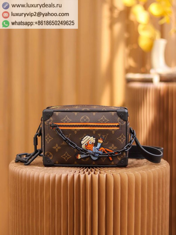 Louis Vuitton Mini Soft Trunk Doll Pattern Chain Bag M80159