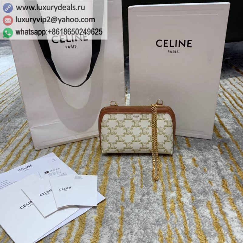 Celine Clutch with chain Bag 10E382