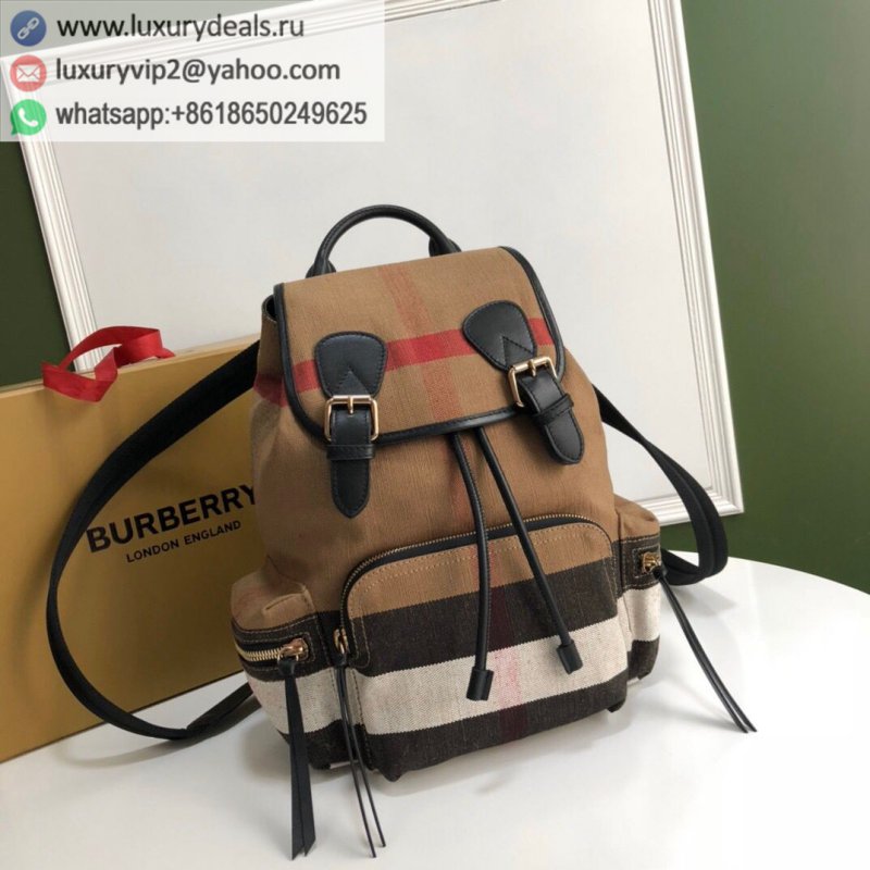 Burberry Canvas Check The Rucksack Army Backpack 2011