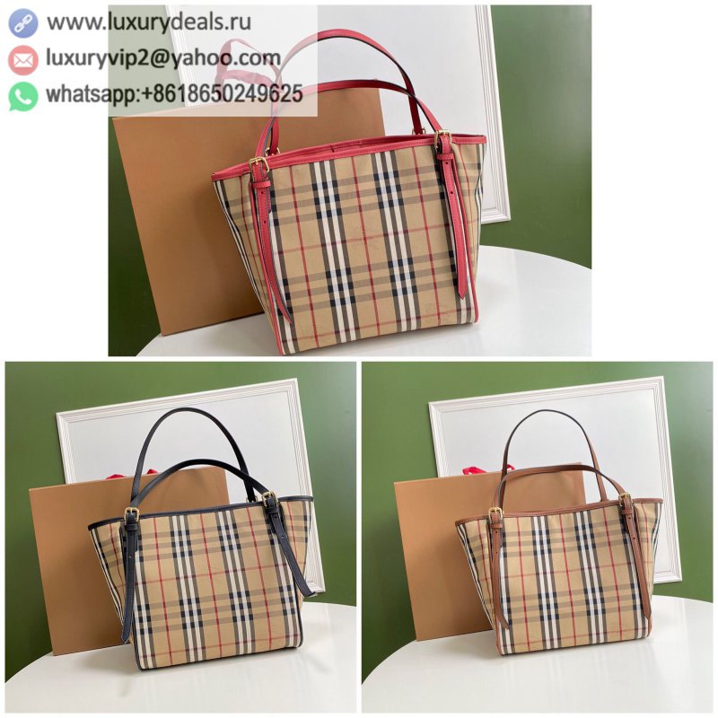 Burberry TOP QUALITY calfskin with ykk brass hardware invisible war horse shopping bag 8812