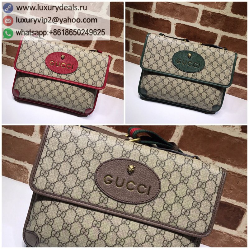 Gucci Premium Artificial Canvas Messenger Bag 495654