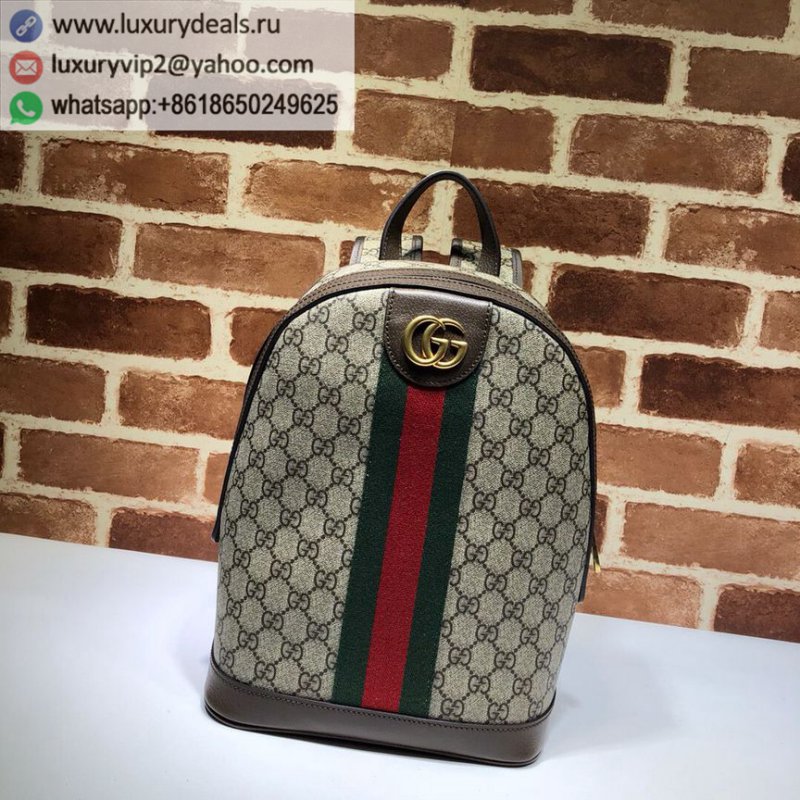 GUCCI GG leather GG backpack 552884