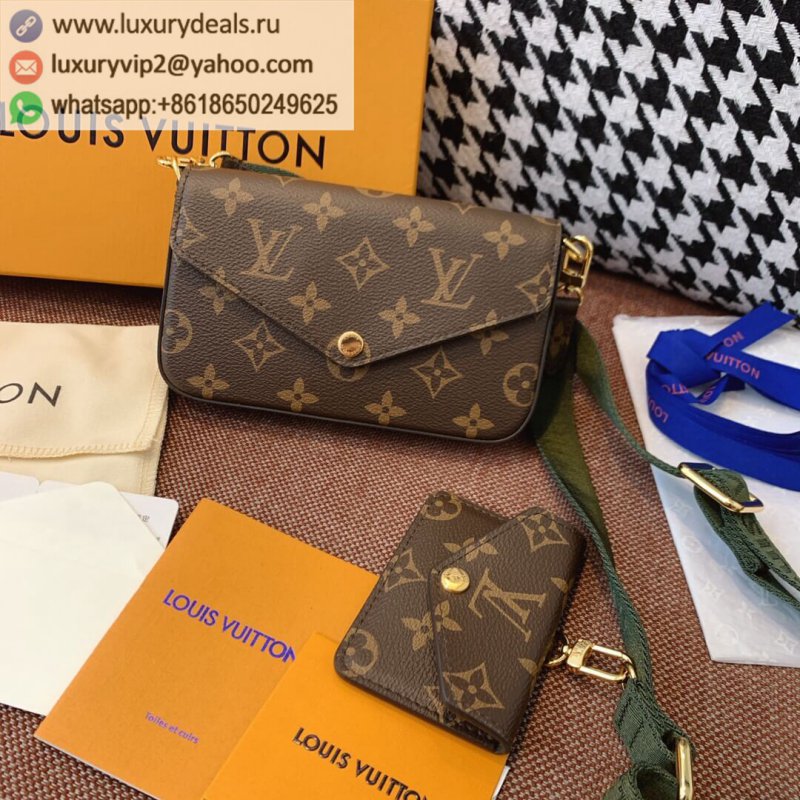 Louis Vuitton Felicie Strap & Go three-in-one messenger bag M80091