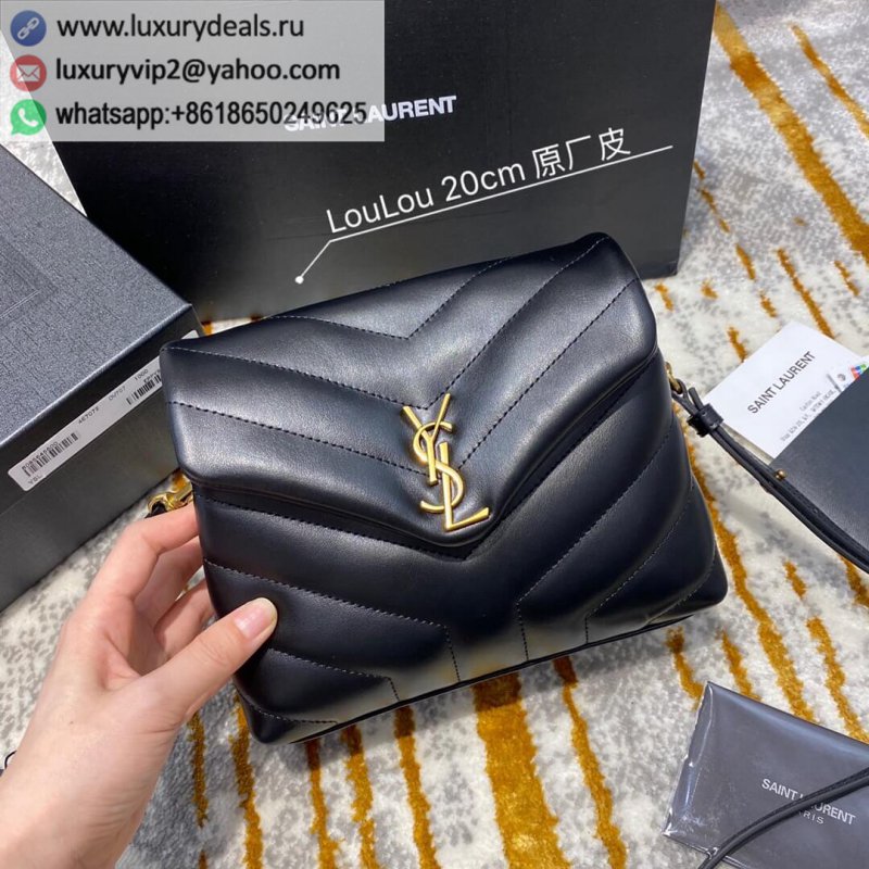 Saint Laurent YSL LouLou Mini bag 467072 black gold buckle