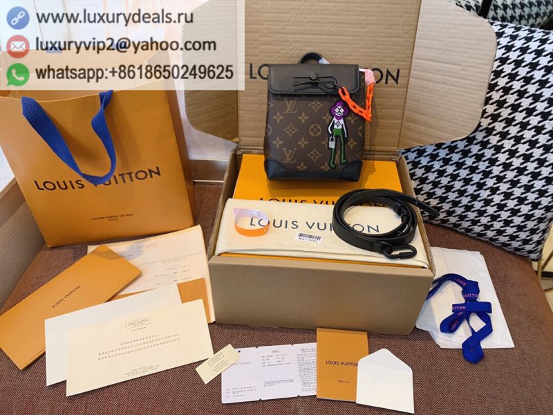 LV Louis Vuitton 21 Years Men's Cartoon Series STEAMER NANO Handbag M80327