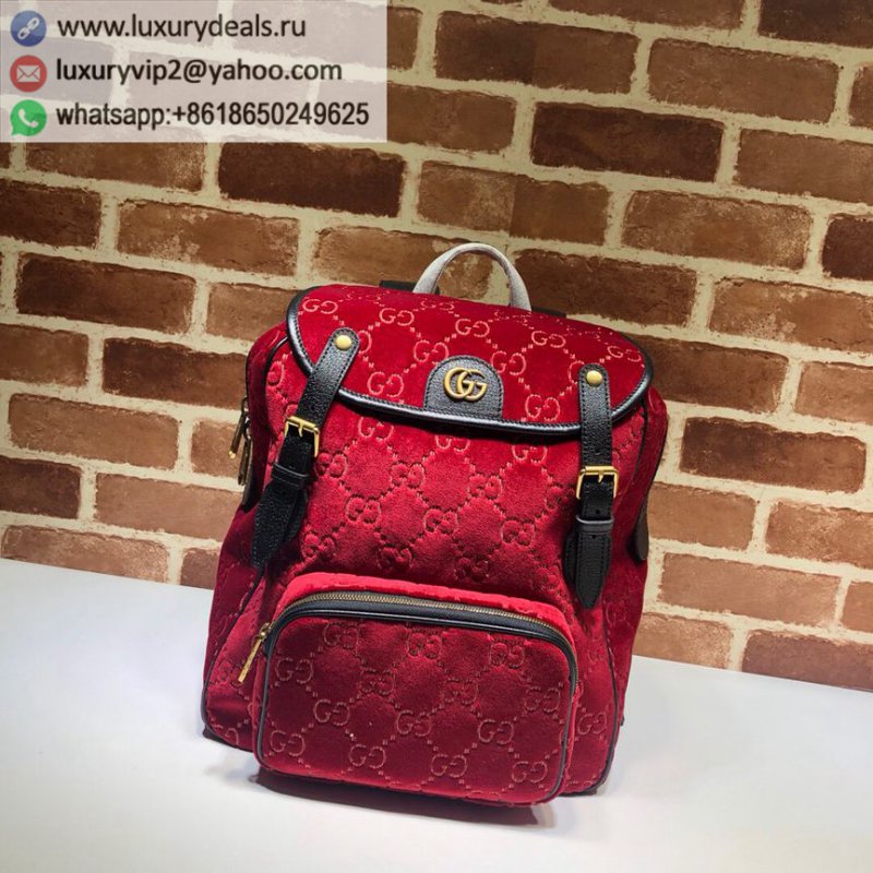 GUCCI GG Velvet Small Backpack 574942