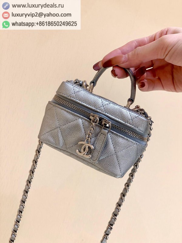 Chanel Global Limited Catwalk Mini Box Bag AP2194 Silver