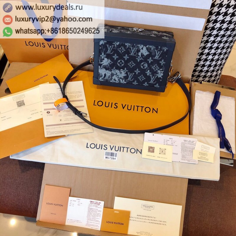 Louis Vuitton Soft Trunk Denim Series Chain Bag M57283