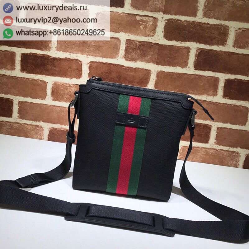 Gucci Black Canvas Shoulder Bag 471454