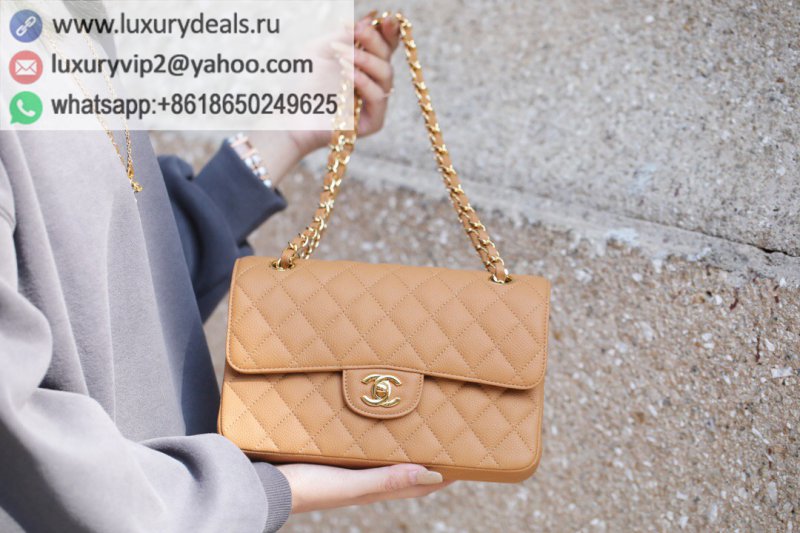 Chanel CF23 Classic flap bag A01113 beige
