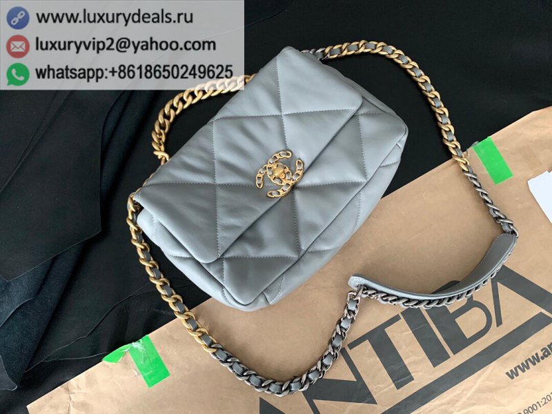 Chanel 19 Flap Bag AS1160 Small 26CM Gray