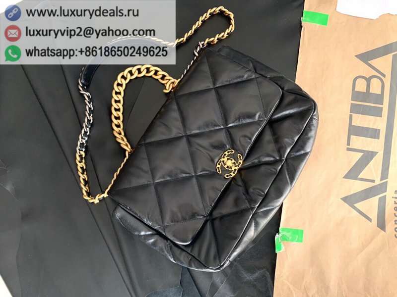 Chanel 19 Flap Bag AS1162 Large 36CM Black