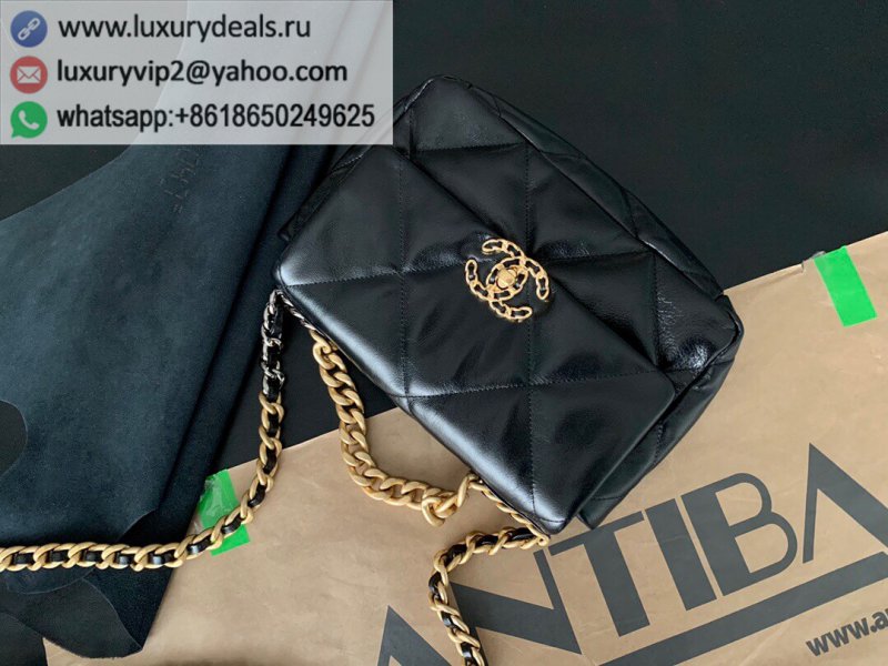 Chanel 19 Flap Bag AS1160 Small 26CM Black