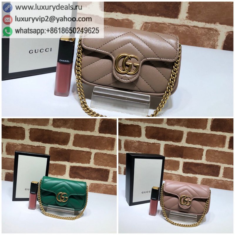 Gucci ladies leather GG small shoulder bag coin purse handbag 575161