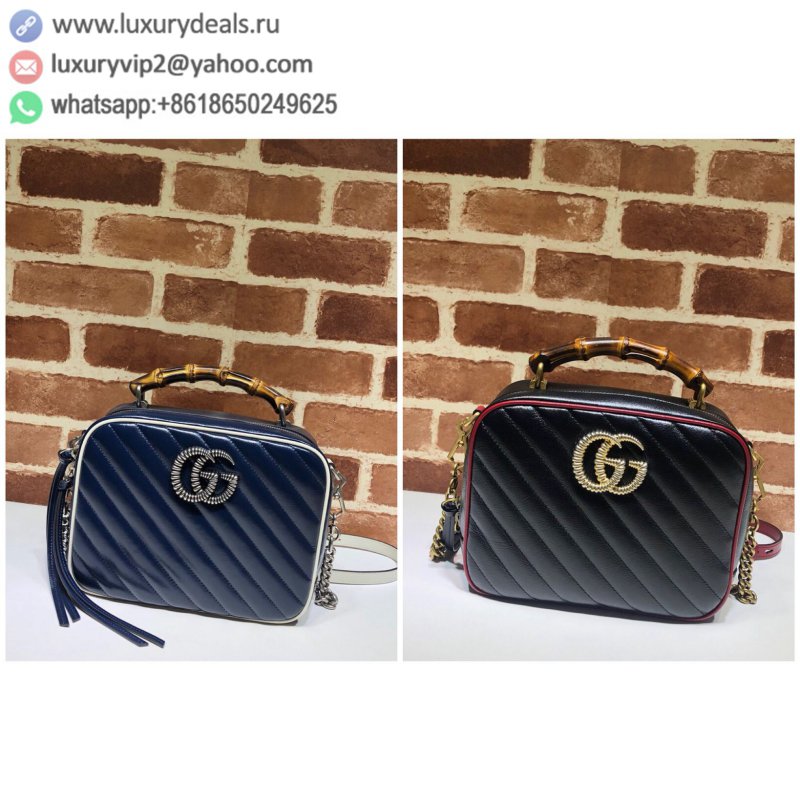 Gucci GG Marmont Series Small Bamboo Shoulder Bag 602270