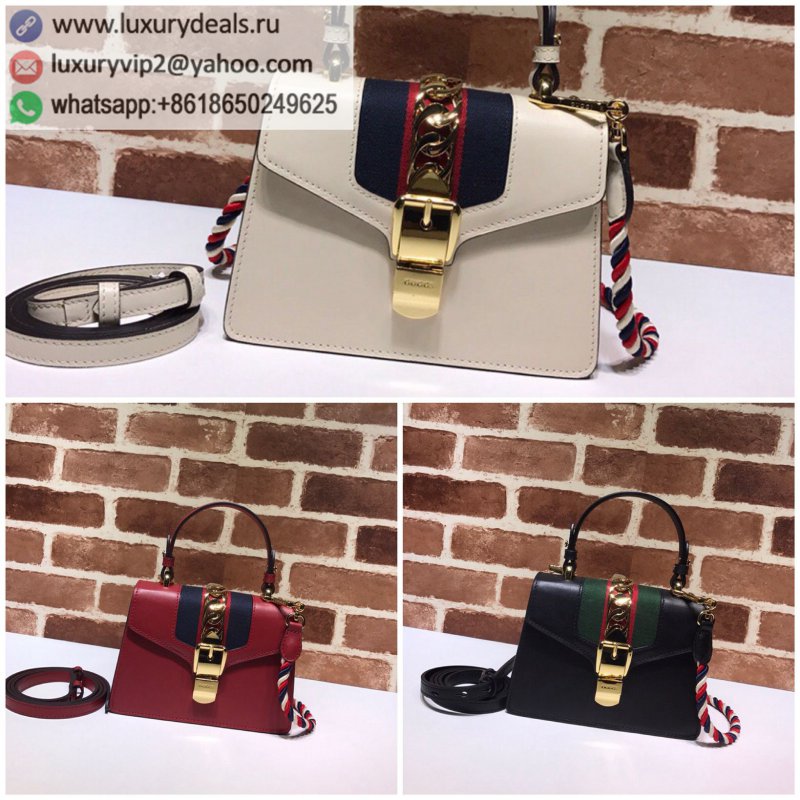 Gucci Sylvie series leather mini handbag 470270