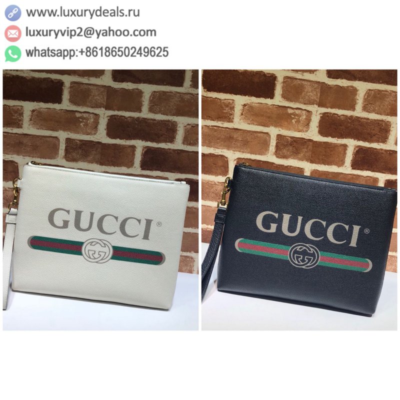 Gucci Print series leather clutch 572770