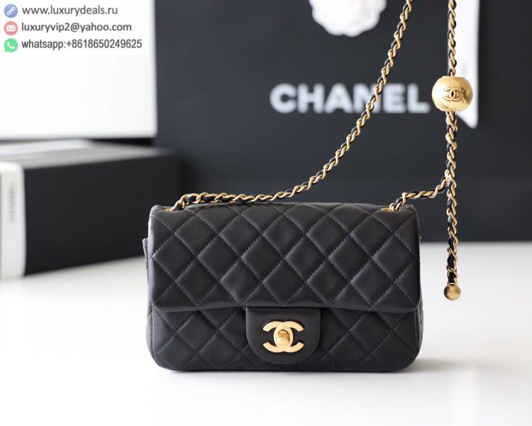 Chanel Flap Bag CF Mini AS1787 Women Sheepskin Shoulder Bags Black