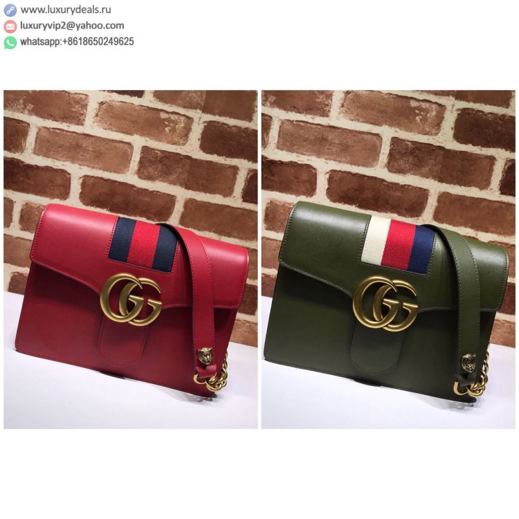Gucci GG Marmont Chain Messenger 476468 Women Shoulder Bags Red, Green