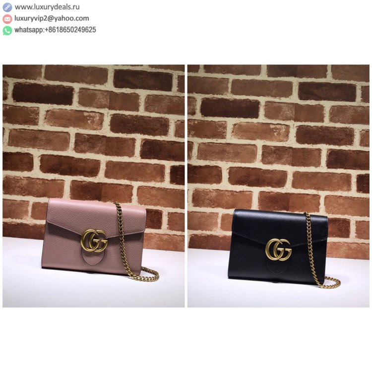 Gucci GG Chain 401232 Women Shoulder Bags Pink, Black