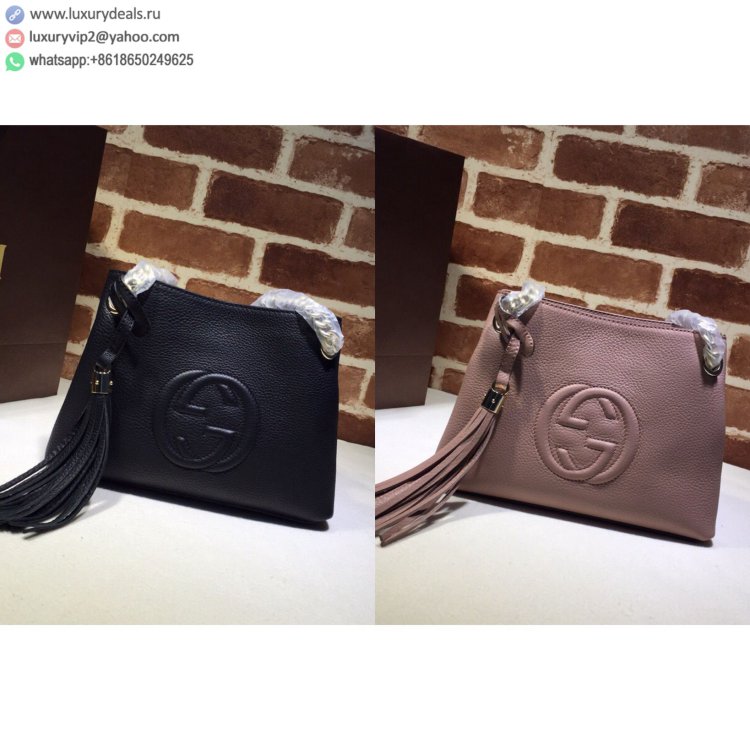 Gucci SOHO GG 387043 Women Shoulder Bags Pink, Black