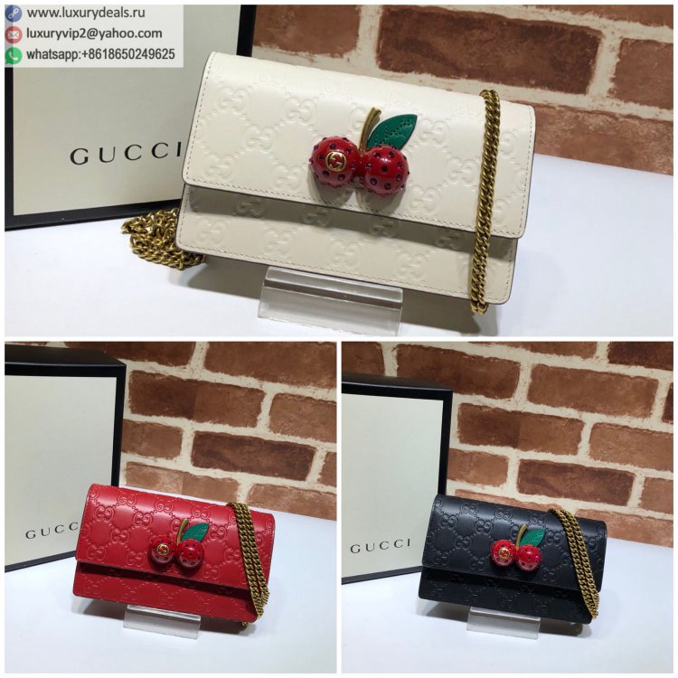 Gucci GG Print Crossbody mini 481291 Women Shoulder Bags White, Red, Black