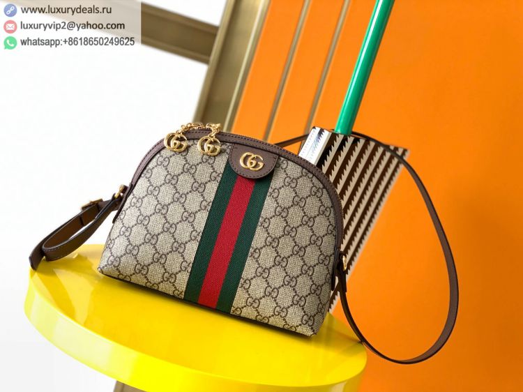 Gucci GG Crossbody PM 499621 Women Canvas Shoulder Bags Coffee