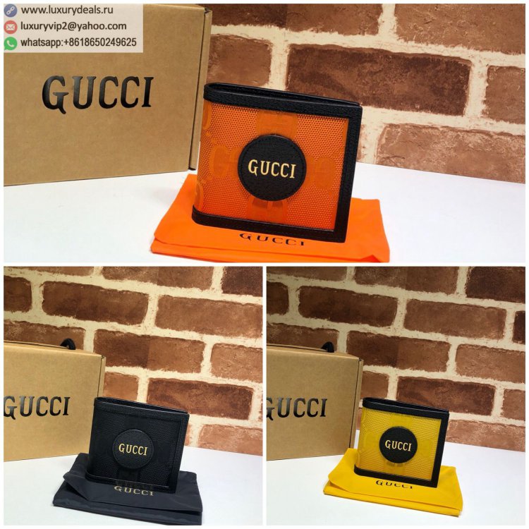 Gucci Off The Grid 625574 Men Wallets Orange, Yellow, Black