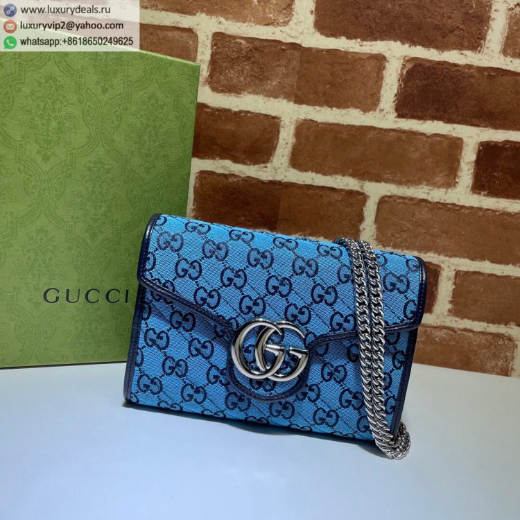 Gucci GG Multicolor GG Marmont mini 474575 Women Shoulder Bags