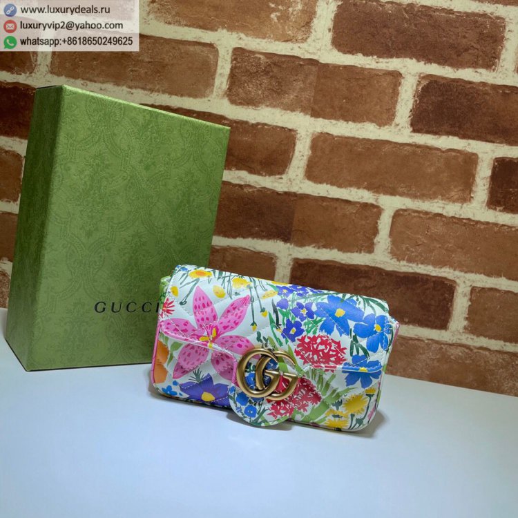 Gucci Ken Scott Print GG Marmont mini 476433 Women Shoulder Bags