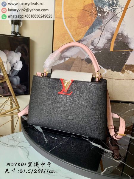 Louis Vuitton LV Capucines MM M57901 Multicolor Leather Tote Bags