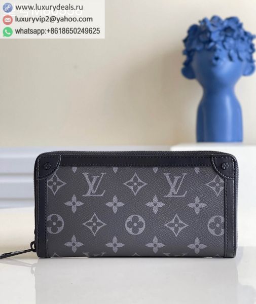 Louis Vuitton LV Zippy Wallet Trunk M80558 Black PVC Wallets